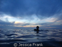 Sunset diving in the middle of the Andaman Sea. by Jessica Frank 